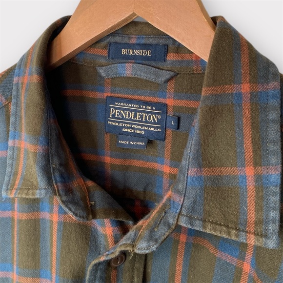 PENDLETON size: L double brushed burnside flannel shirt - Picture 2 of 4